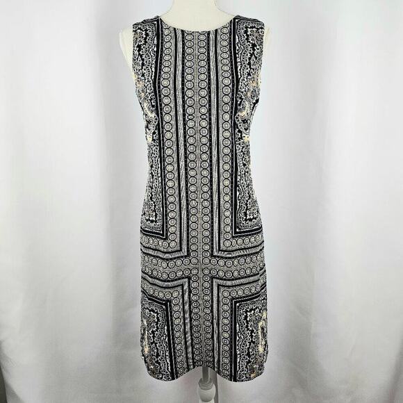J. McLaughlin Women's Catalina Cloth Medallion Scarf Print Shift Dress Size SM - Picture 1 of 14